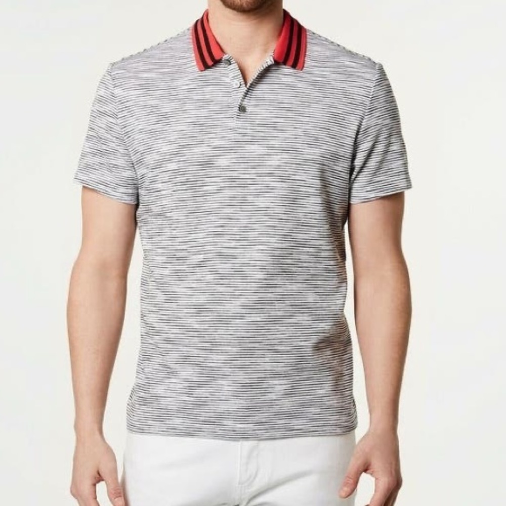 Men’s Alfani Stripes Polo